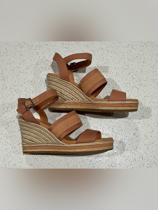 Toms Shoes - Tom’s Madelyn Sandy Beige Women’s Wedge Platform Sandals Size 9.5 New